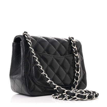 Chanel Lambskin Quilted Mini Square Flap Black 3 of 11