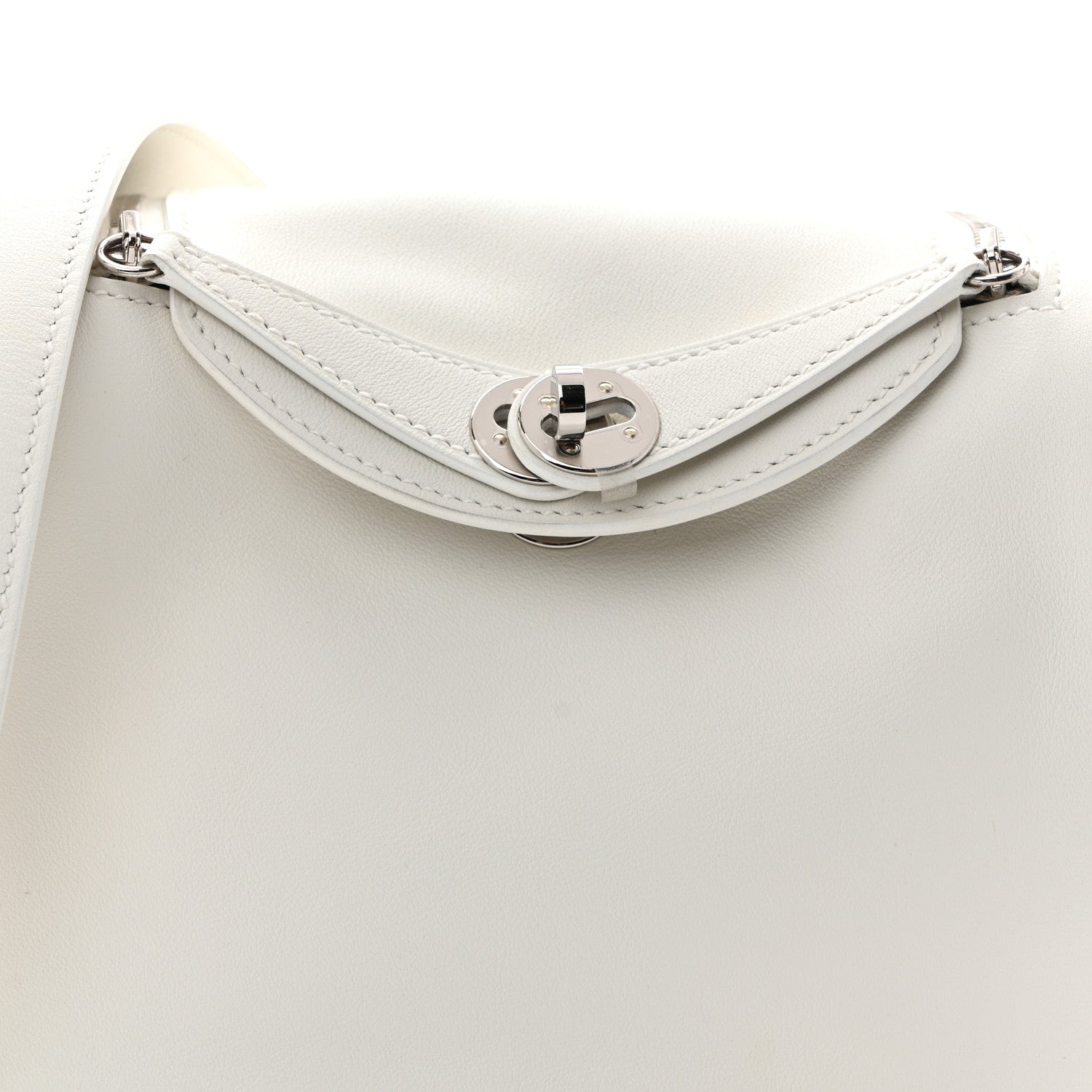 Hermes Swift Mini Lindy 20 White 8 of 10
