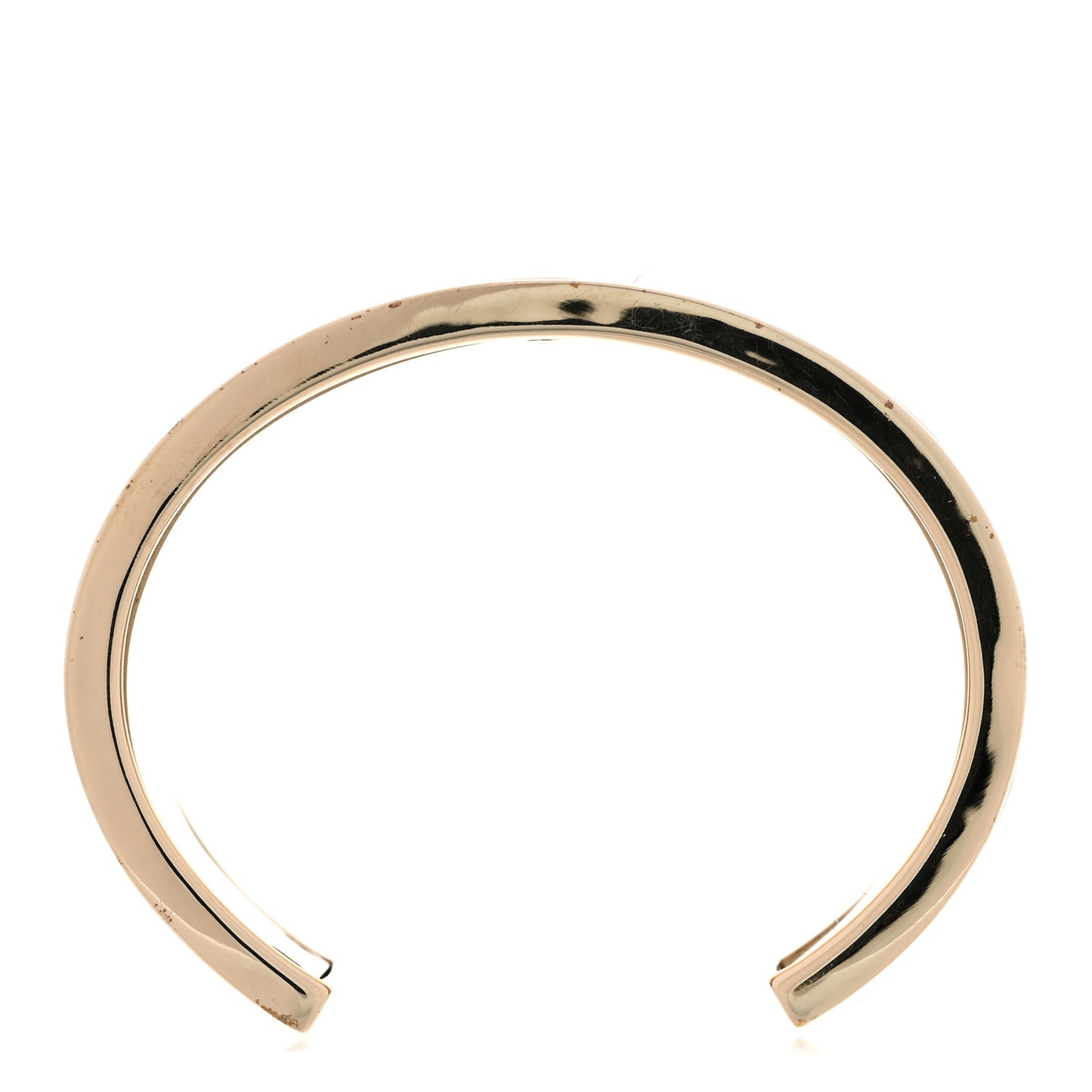 CC Tweed Cuff Bracelet M Gold Beige Black