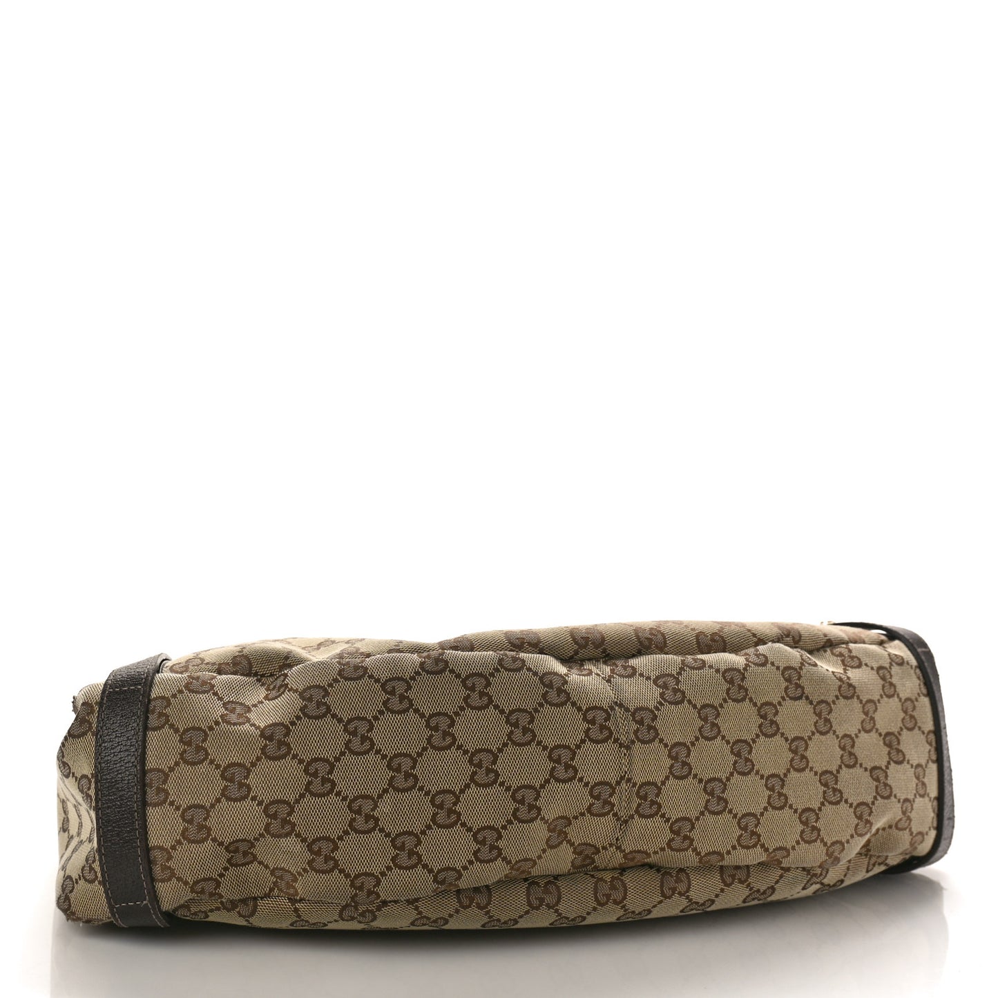 Monogram Medium Abbey Shoulder Bag Dark Brown