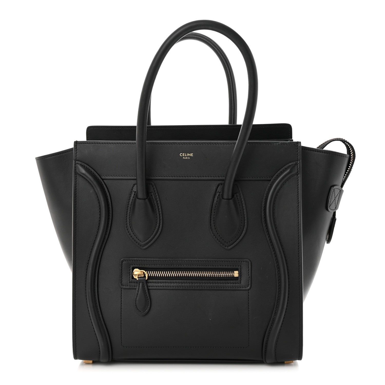 Celine Smooth Calfskin Micro Luggage Black 1 of 12
