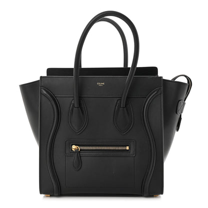 Celine Smooth Calfskin Micro Luggage Black 1 of 12