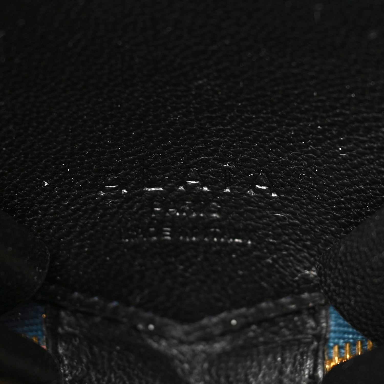 Alaia Shiny Goatskin Le Coeur Chain Bag Bleu Ardoise 6 of 7