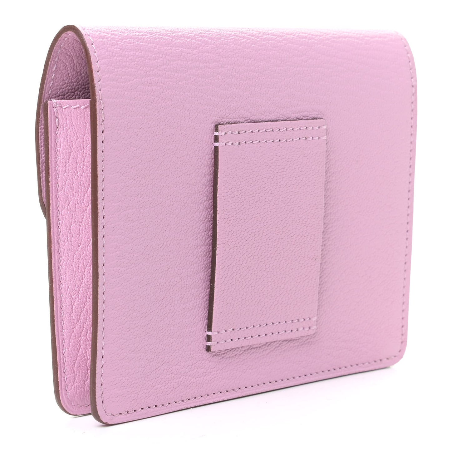 Chevre Mysore Roulis Slim Wallet Mauve Sylvestre