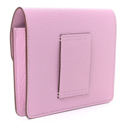 Hermes Chevre Mysore Roulis Slim Wallet Mauve Sylvestre 3 of 5