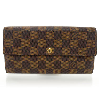 Louis Vuitton Damier Ebene Sarah Wallet 1 of 7