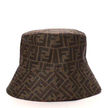 Fendi Technical Fabric FF Reversible Bucket Hat M Tobacco Red 5 of 8