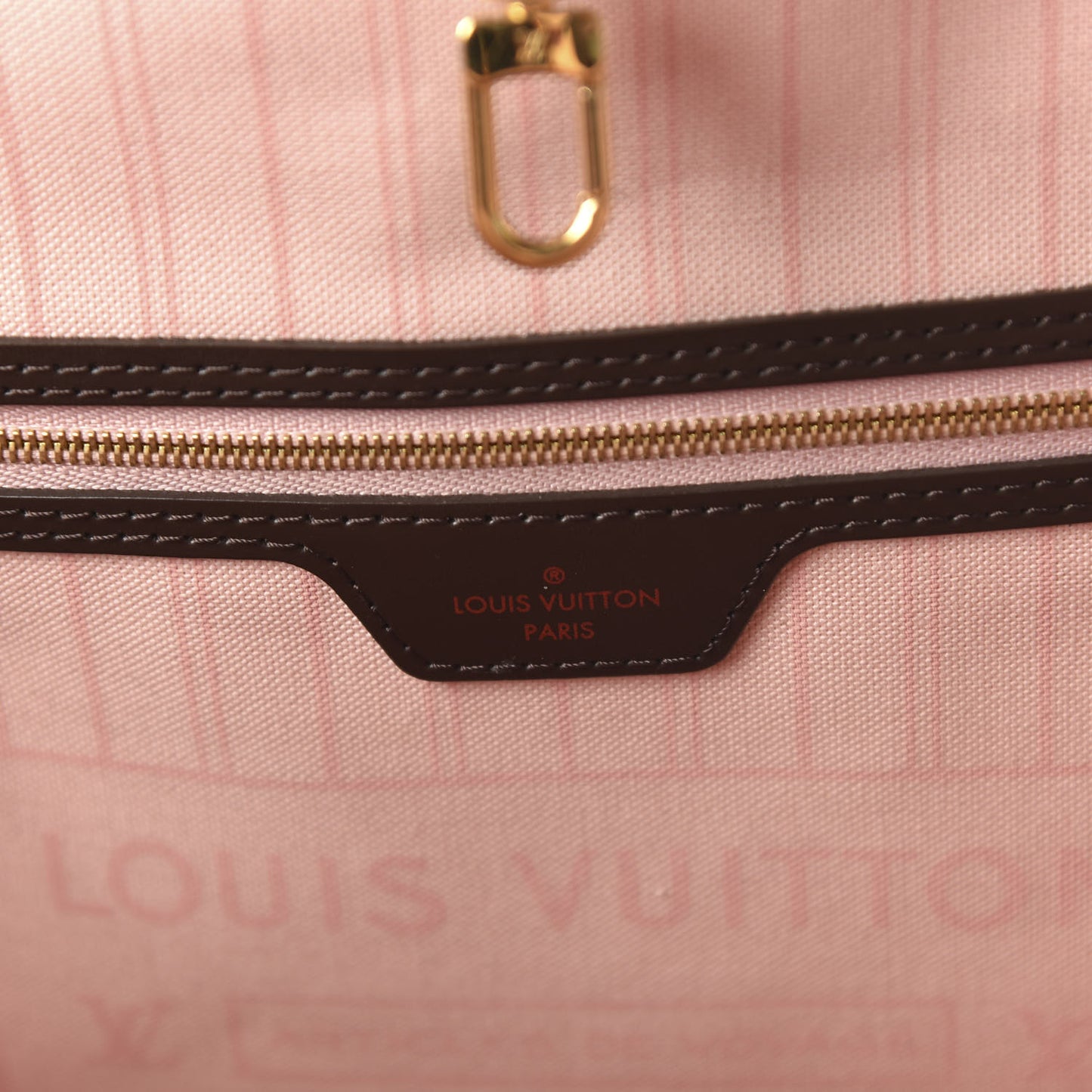 Damier Ebene Neo Neverfull MM Rose Ballerine