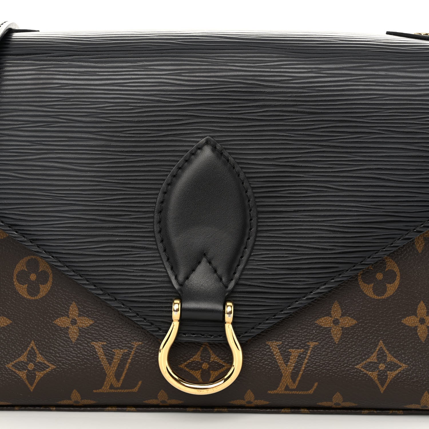 Louis Vuitton Epi Monogram Saint Michel Black 7 of 9