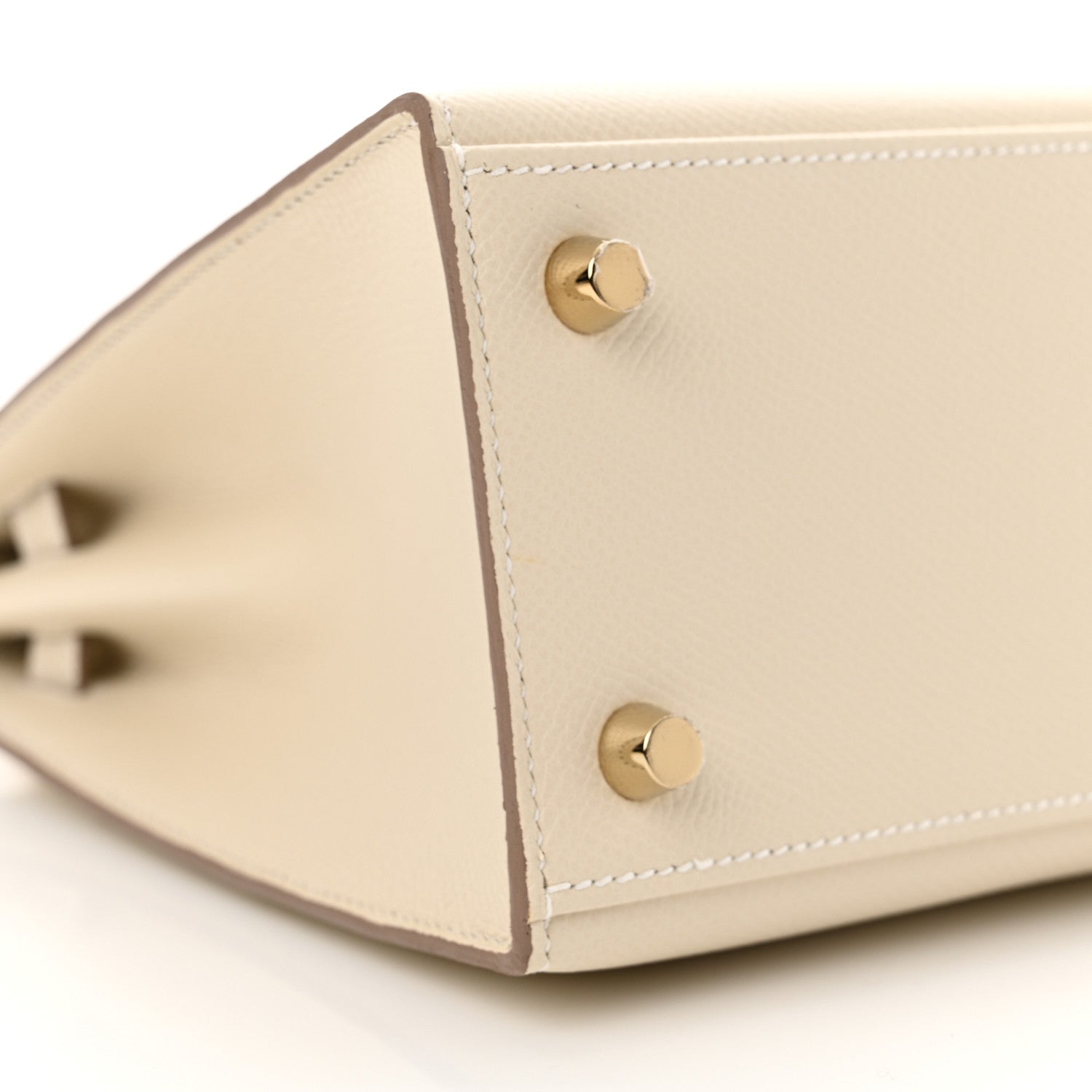 Hermes Epsom Kelly Sellier 25 Craie 9 of 11