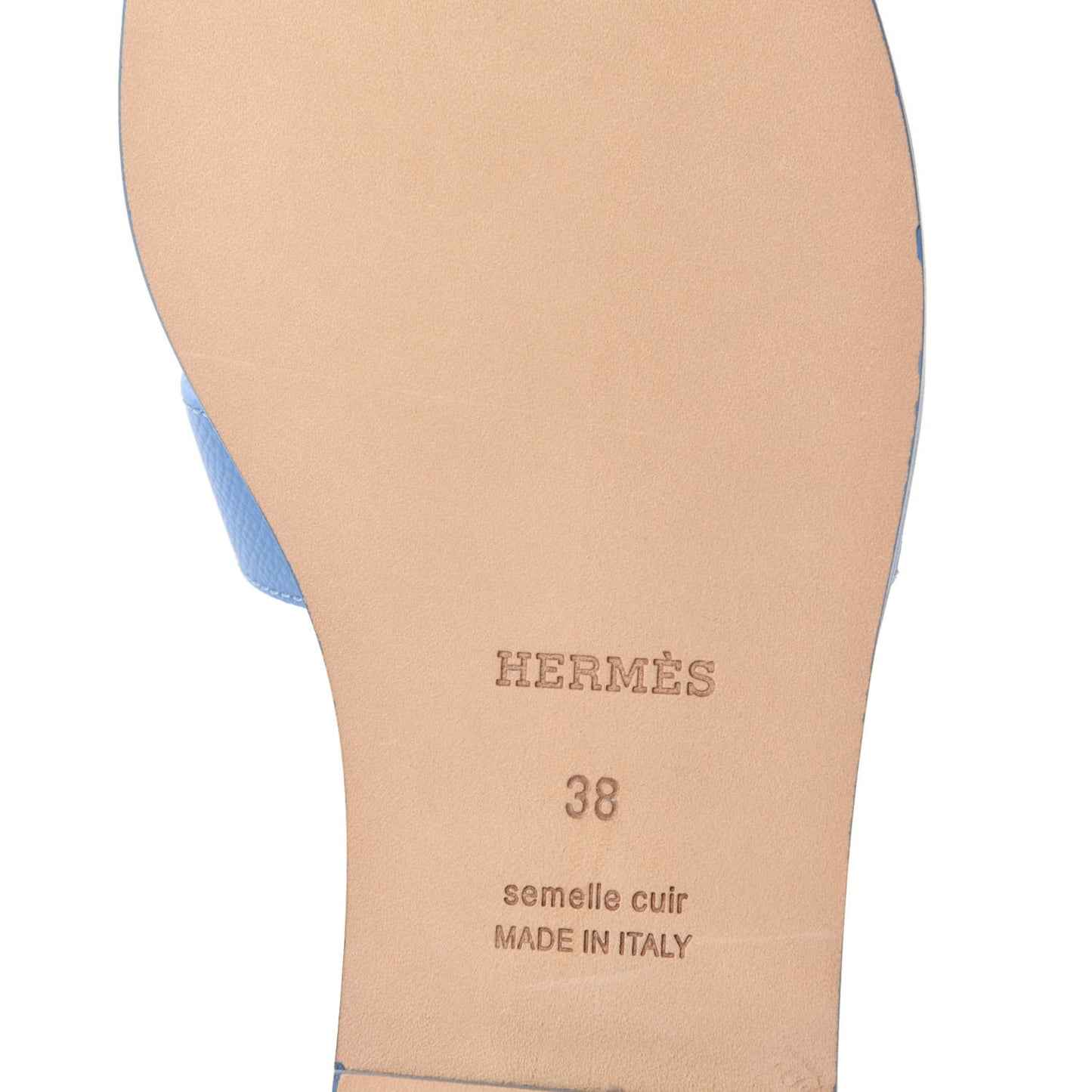 Epsom Oran Sandals 38 Bleu Paradis