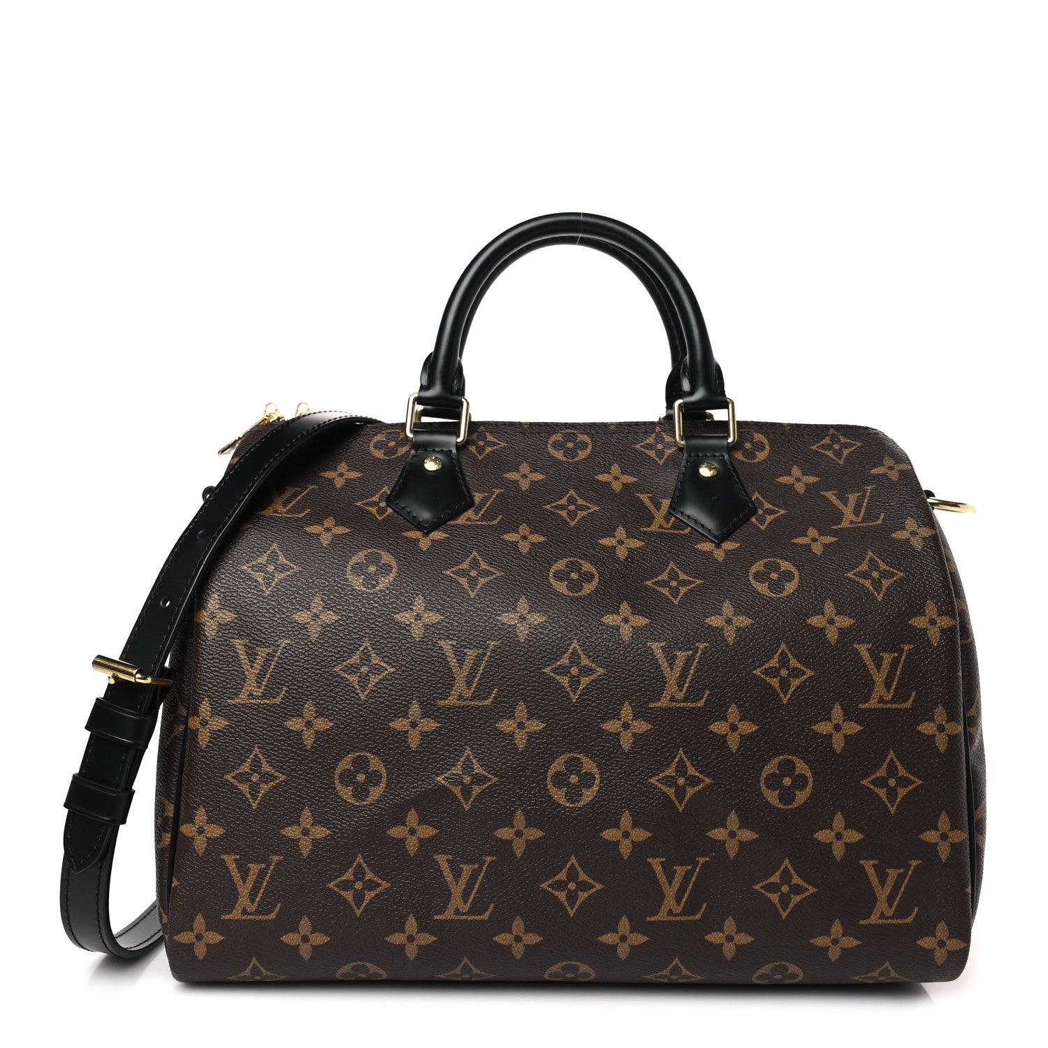 Louis Vuitton Monogram My World Tour Speedy Bandouliere 30 Black 1 of 7