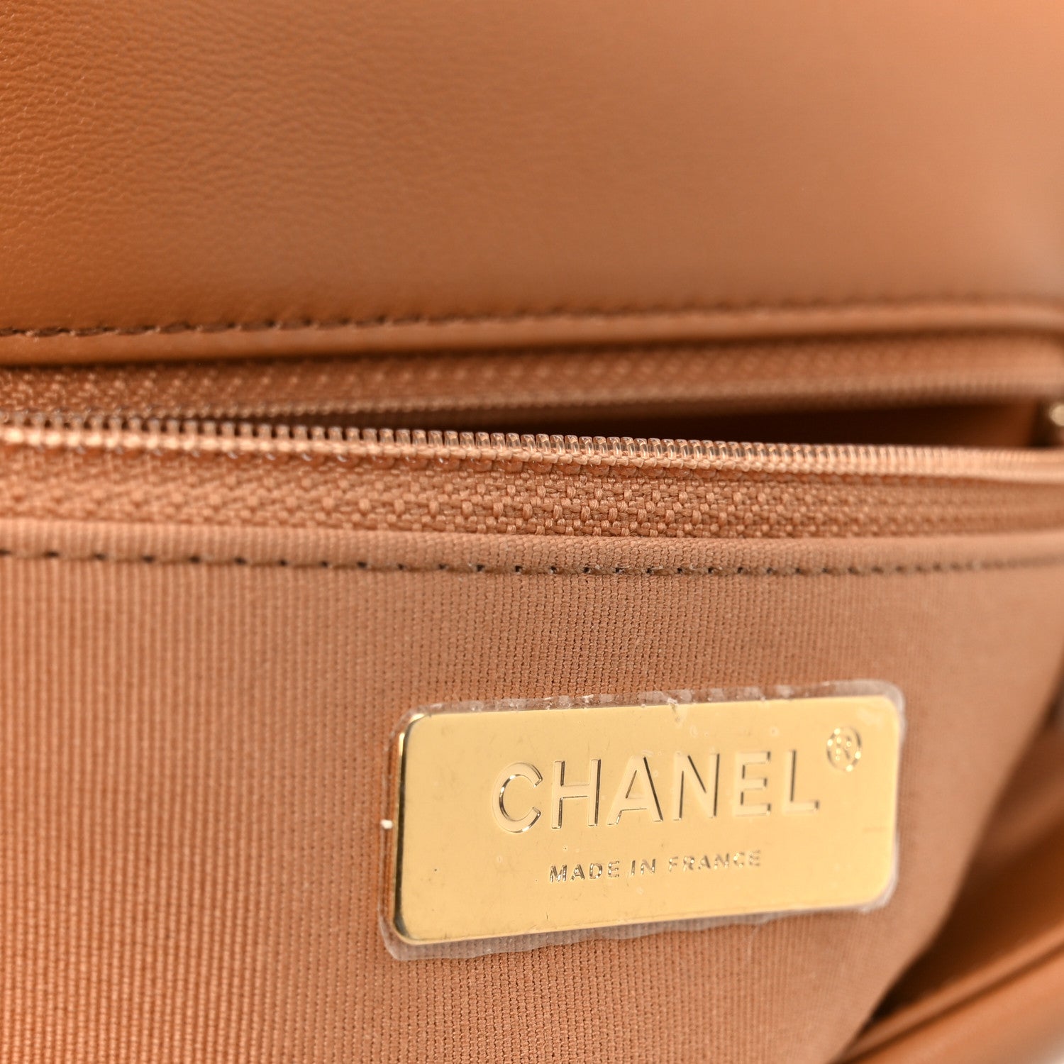 Chanel Lambskin Quilted Large Chanel 19 Flap Brown 6 of 11