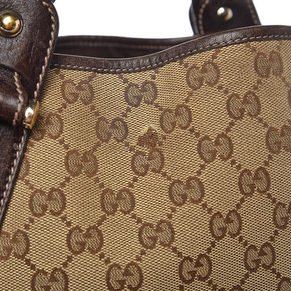 Gucci Monogram Medium Pelham Braided Tote Bag Dark Brown 12 of 13