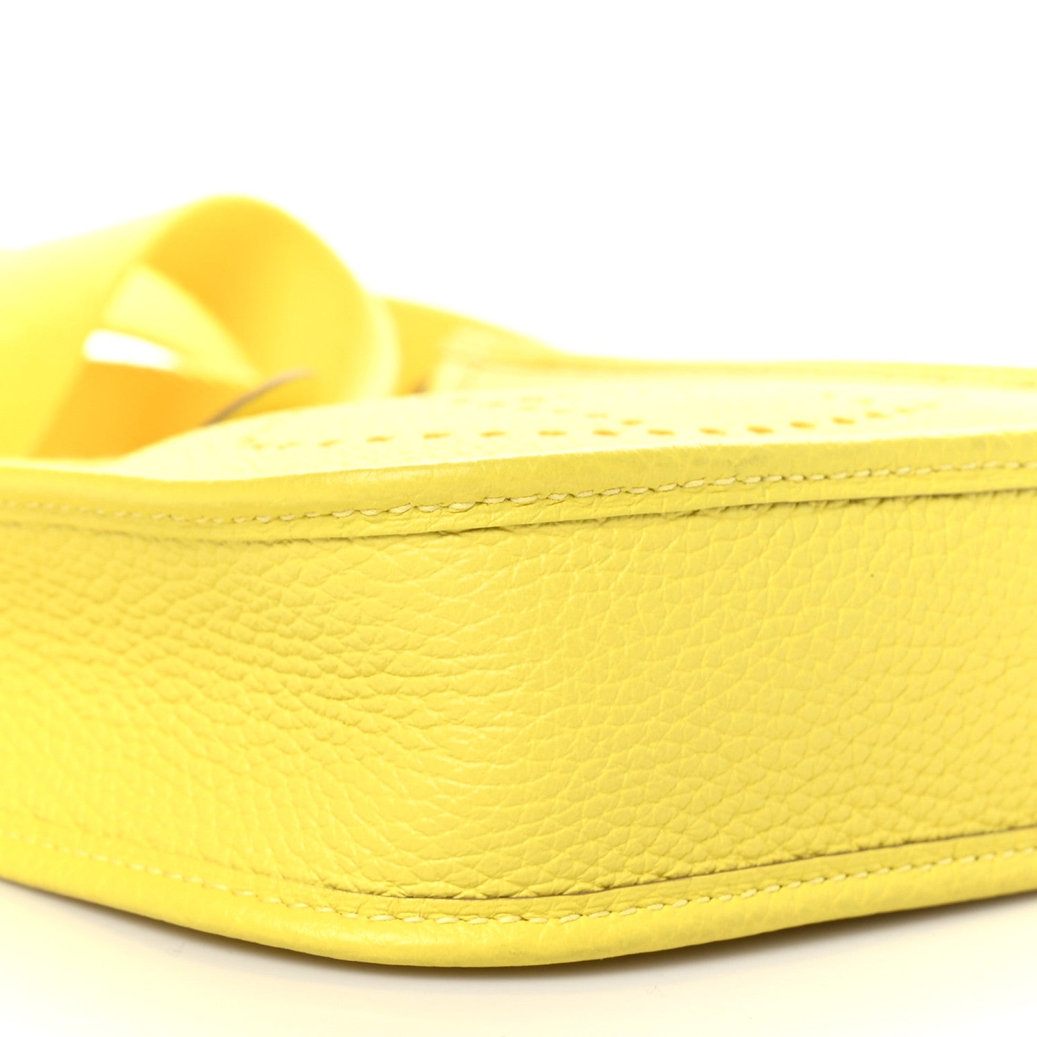 Hermes Taurillon Clemence Evelyne TPM Lime 9 of 10