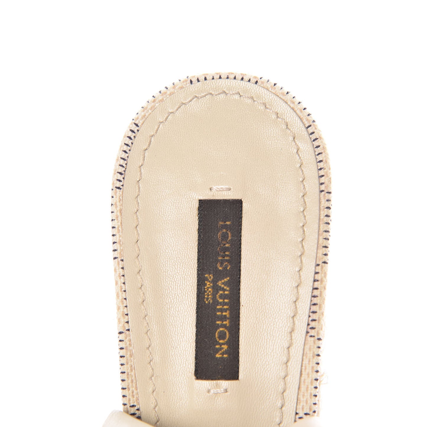 Calfskin Damier Azur Espadrille Wedge Sandals 39.5