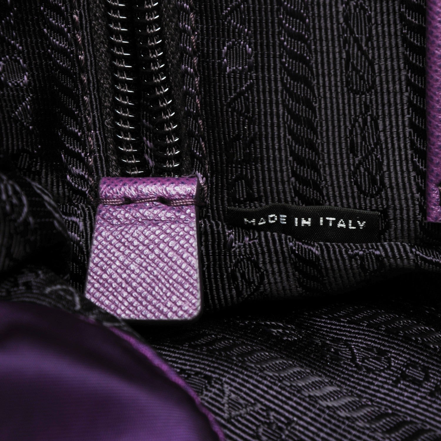 Prada Vela Nylon Saffiano Cinch Backpack Ciclamino 7 of 8