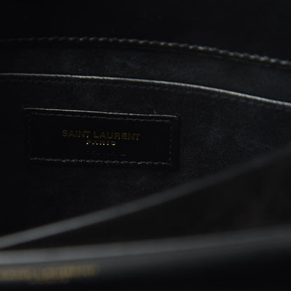 Saint Laurent Calfskin Medium Monogram Sunset Black 6 of 11