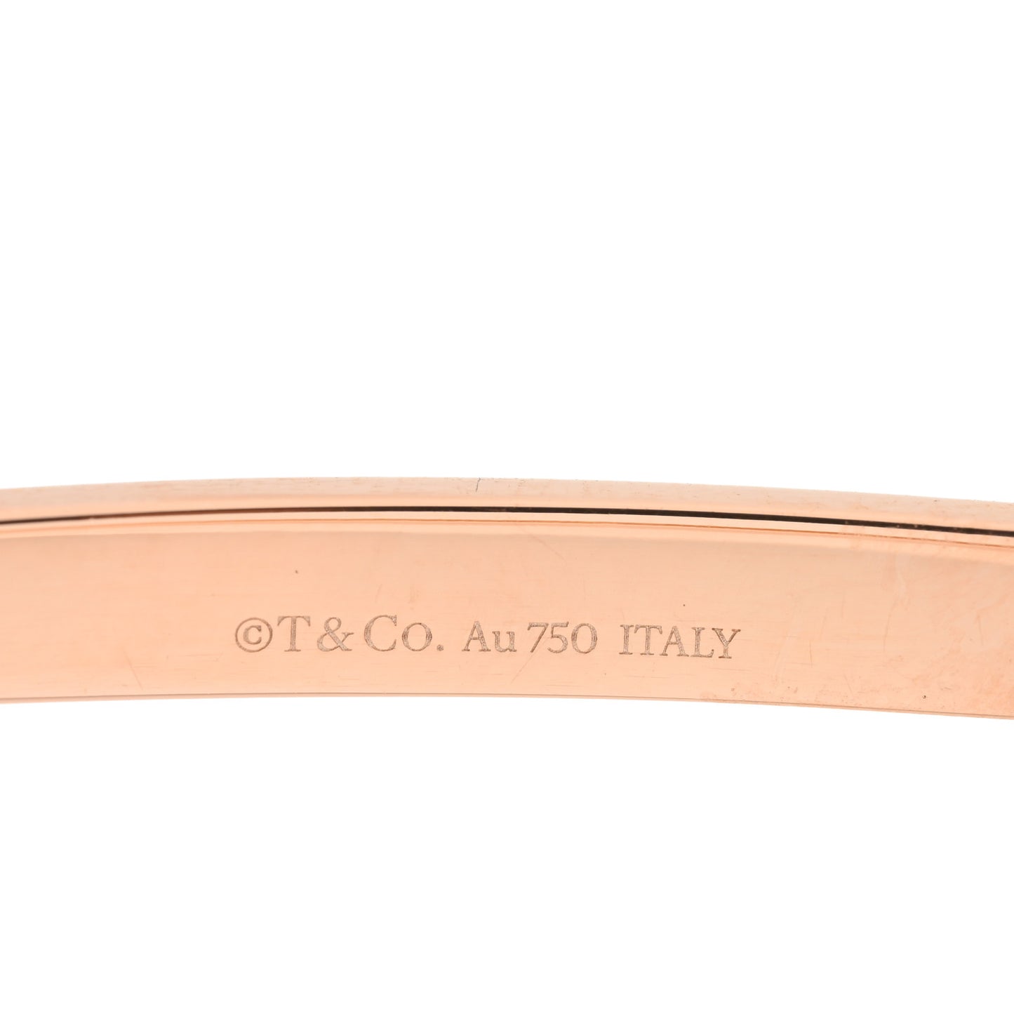 18K Rose Gold Diamond Micro Link ID Chain Bracelet