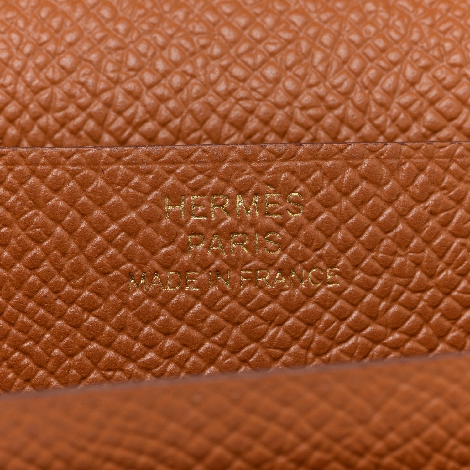 Hermes Epsom Bearn Gusset Wallet Gold 6 of 9