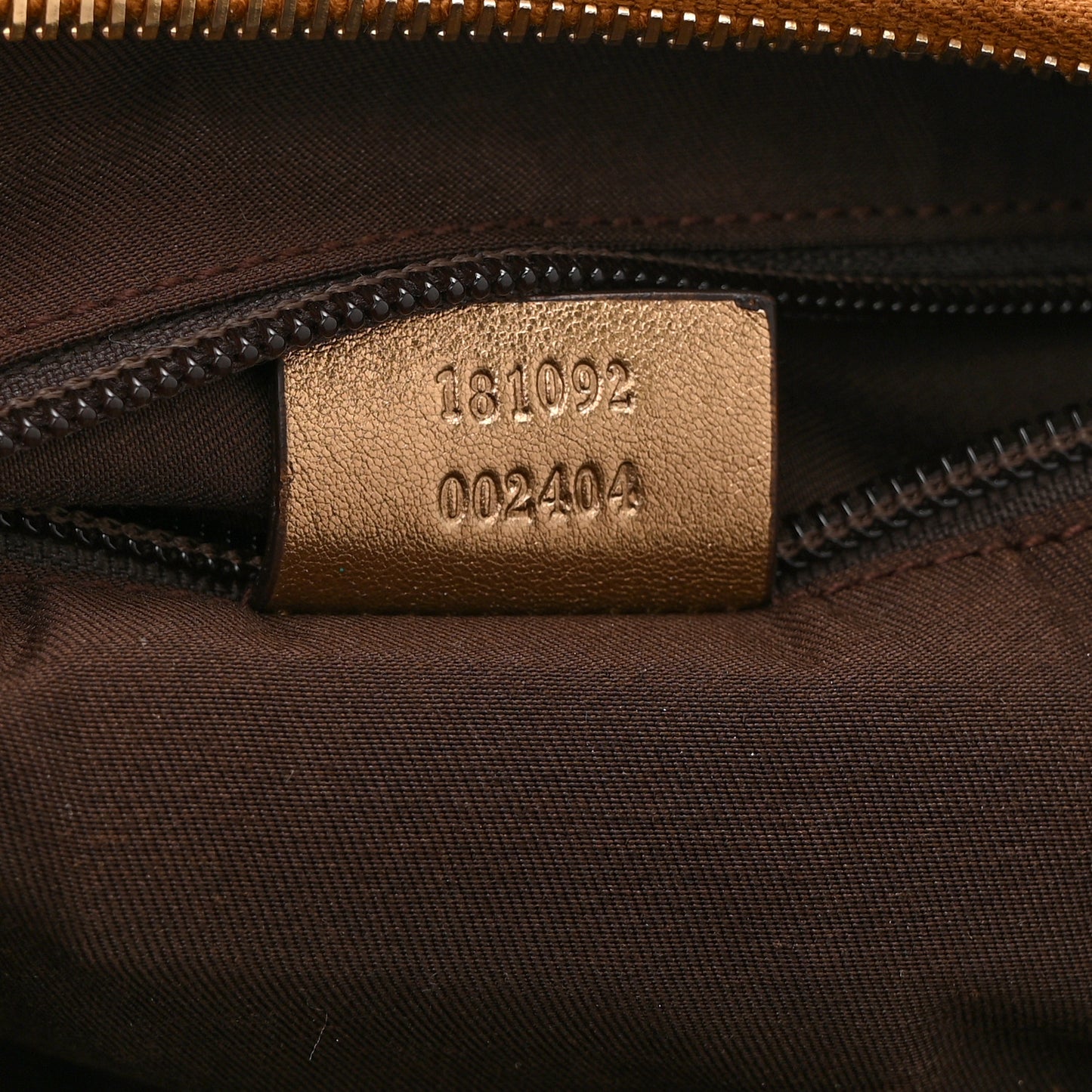 Monogram Web Medium Half Moon Hobo Gold Pink