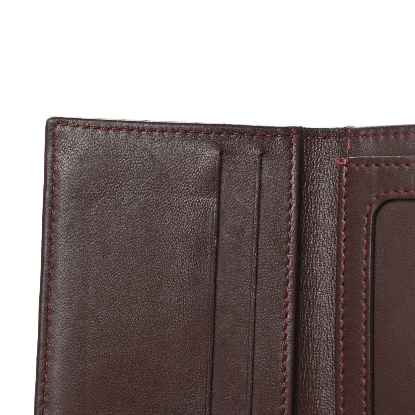 Lambskin Quilted Card Holder Wallet Black