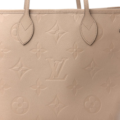 Louis Vuitton Empreinte Monogram Giant Neverfull MM Tourterelle 9 of 9