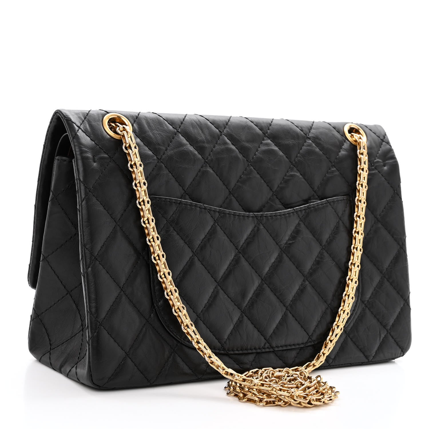 Chanel Aged Calfskin Quilted 2.55 Reissue 226 Flap Black 3 of 11