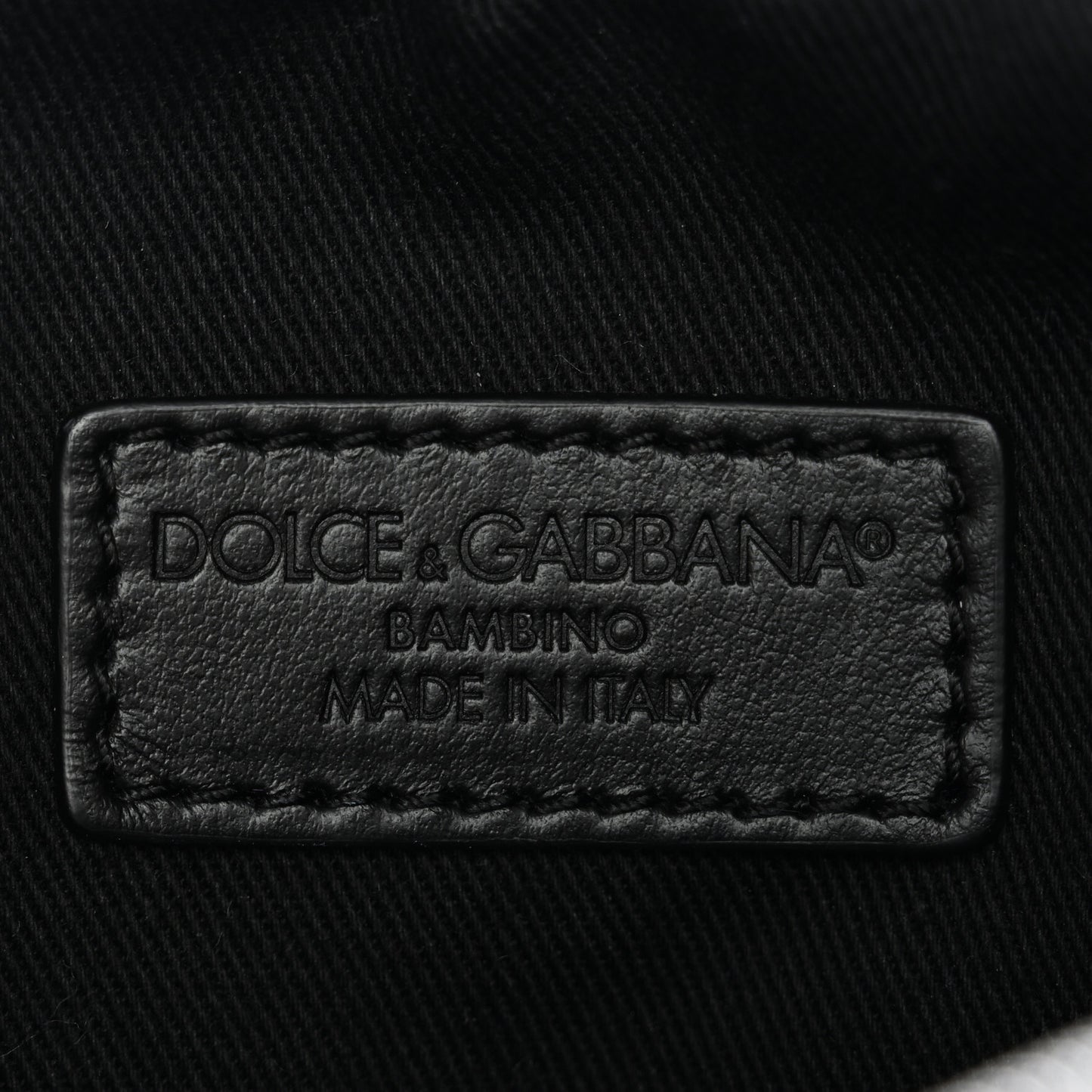 Calfskin Bowling Bag Black White
