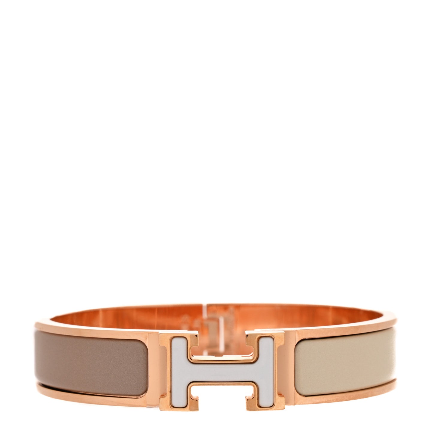 Enamel Printed Narrow Color Block Clic Clac H Bracelet PM Systeme