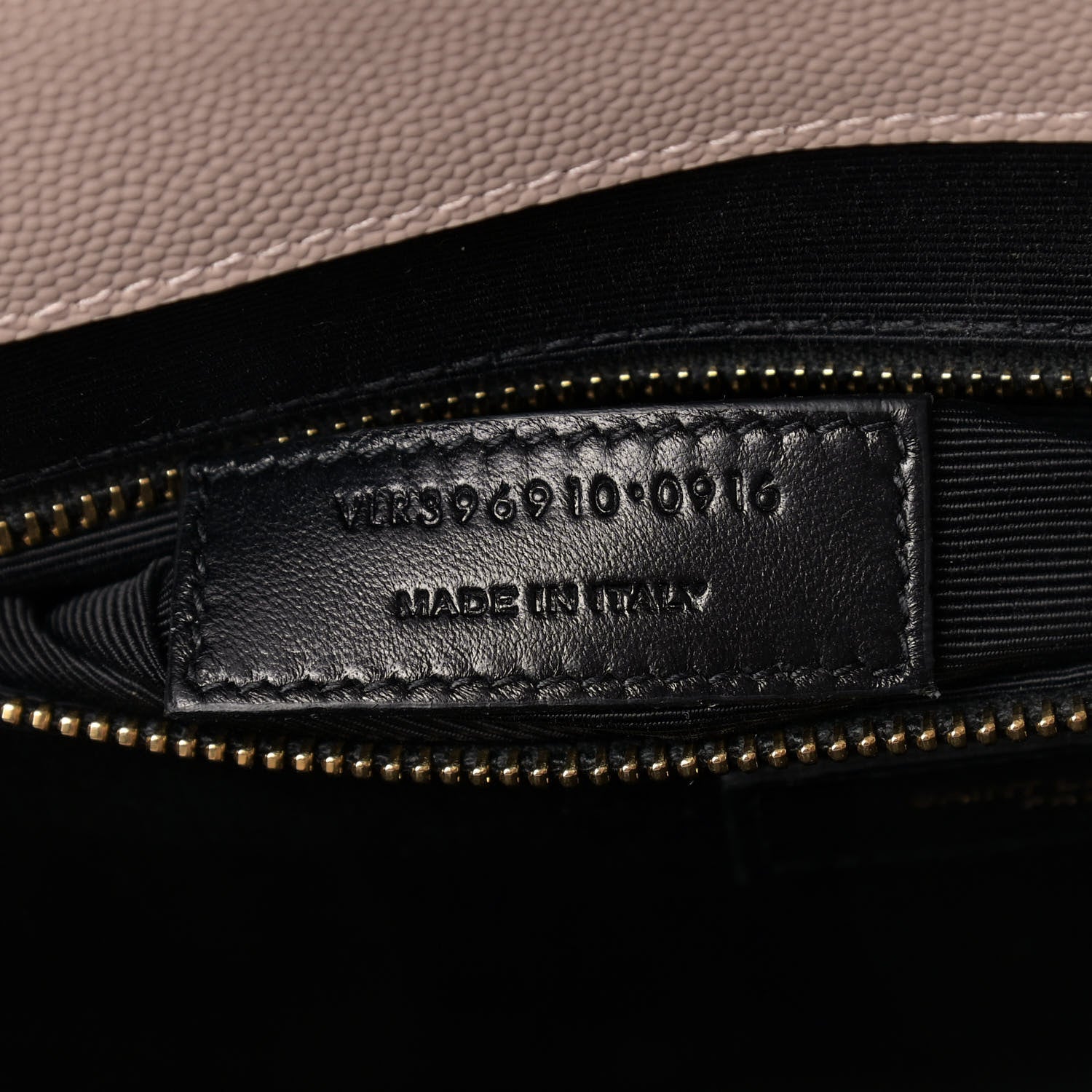 Saint Laurent Grain De Poudre Matelasse Chevron Large Monogram Satchel Rose Antic 6 of 9