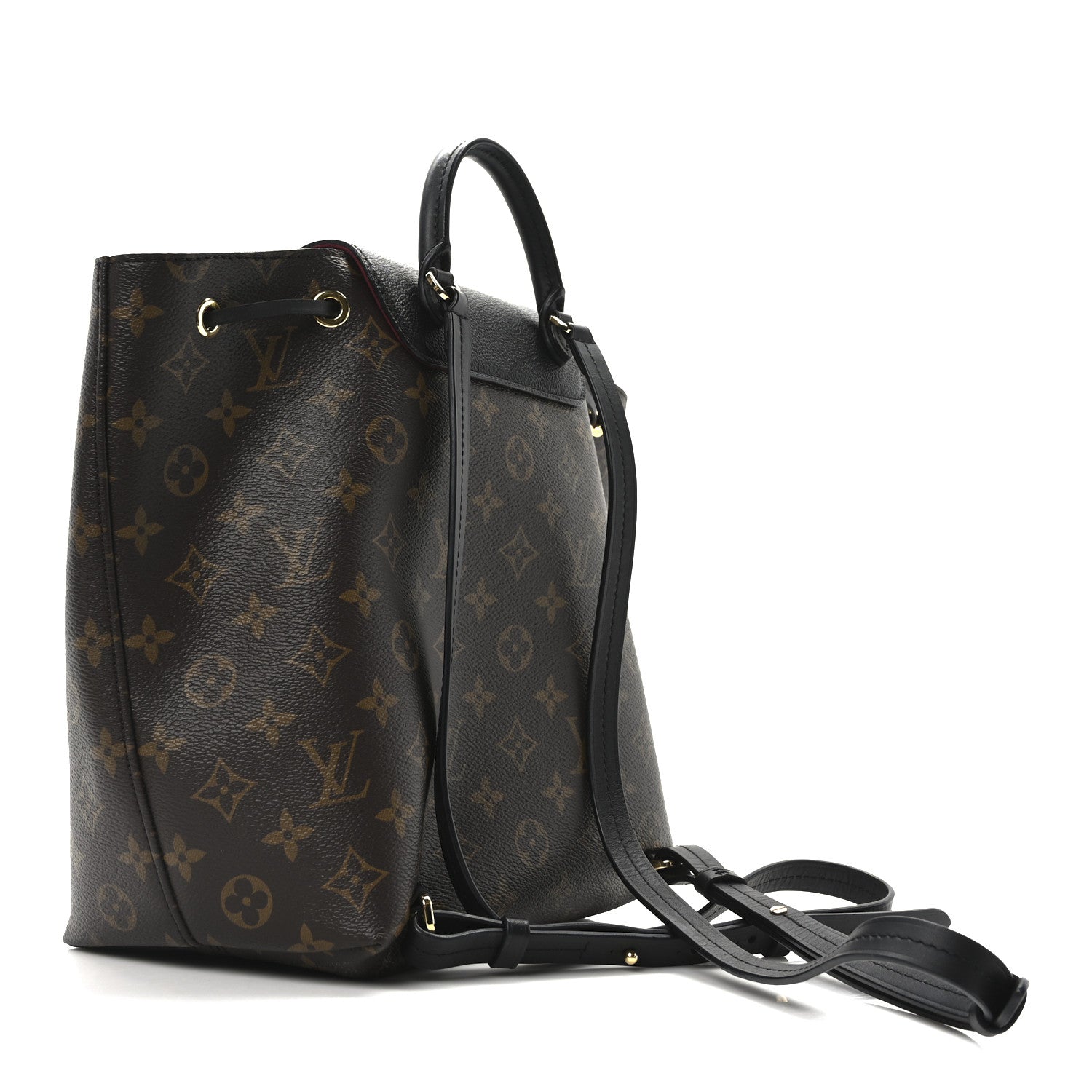 Louis Vuitton Monogram Montsouris PM Black 3 of 9