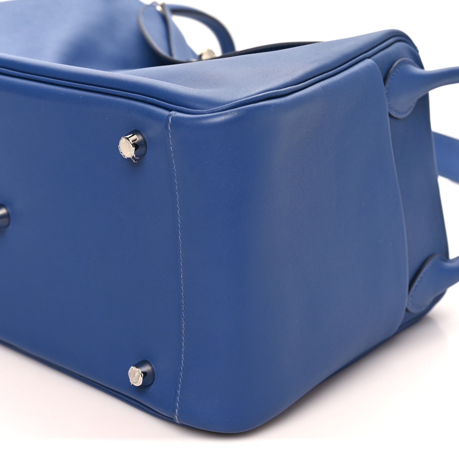 Hermes Swift Epsom Lindy 30 Tressage De Cuir Bleu Brighton Bleu Sapphire Capucine 10 of 10