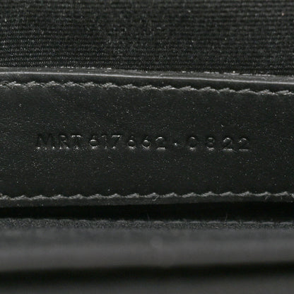 Saint Laurent Grain De Poudre Matelasse Chevron Monogram Envelope Clutch Mustard 7 of 8