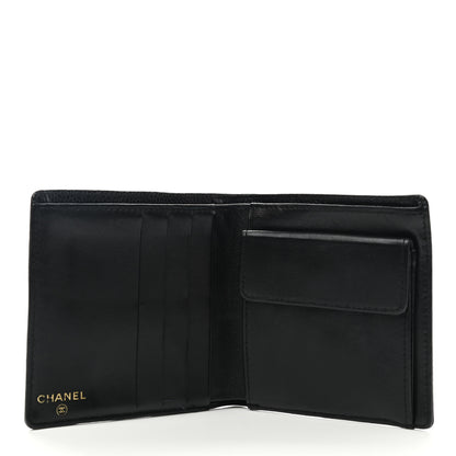 Chanel Caviar Mens Timeless CC Bi-Fold Wallet Black 5 of 7