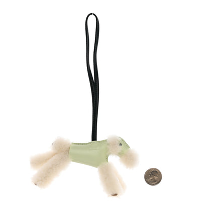 Hermes Milo Lambskin Shearling Budy Charm Vert Fizz 2 of 4