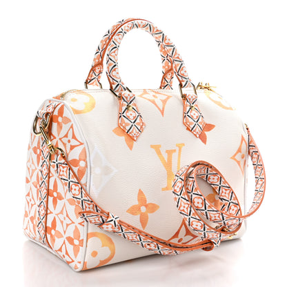 Louis Vuitton LOUIS VUITTON Monogram Giant By The Pool 2.0 Speedy Bandouliere 25 Apricot 3 of 11