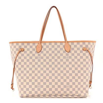 Louis Vuitton Damier Azur Neo Neverfull GM Rose Ballerine 1 of 11