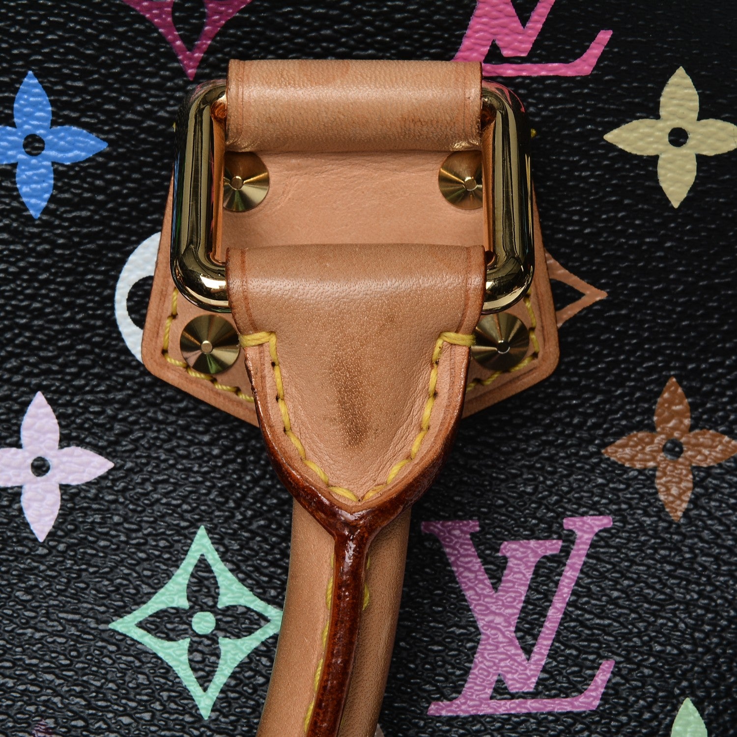 Louis Vuitton Monogram Multicolor Alma Black 12 of 14