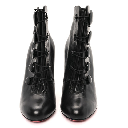 Christian Louboutin Shiny Nappa Booton 100 Ankle Boots 38.5 Black 3 of 9