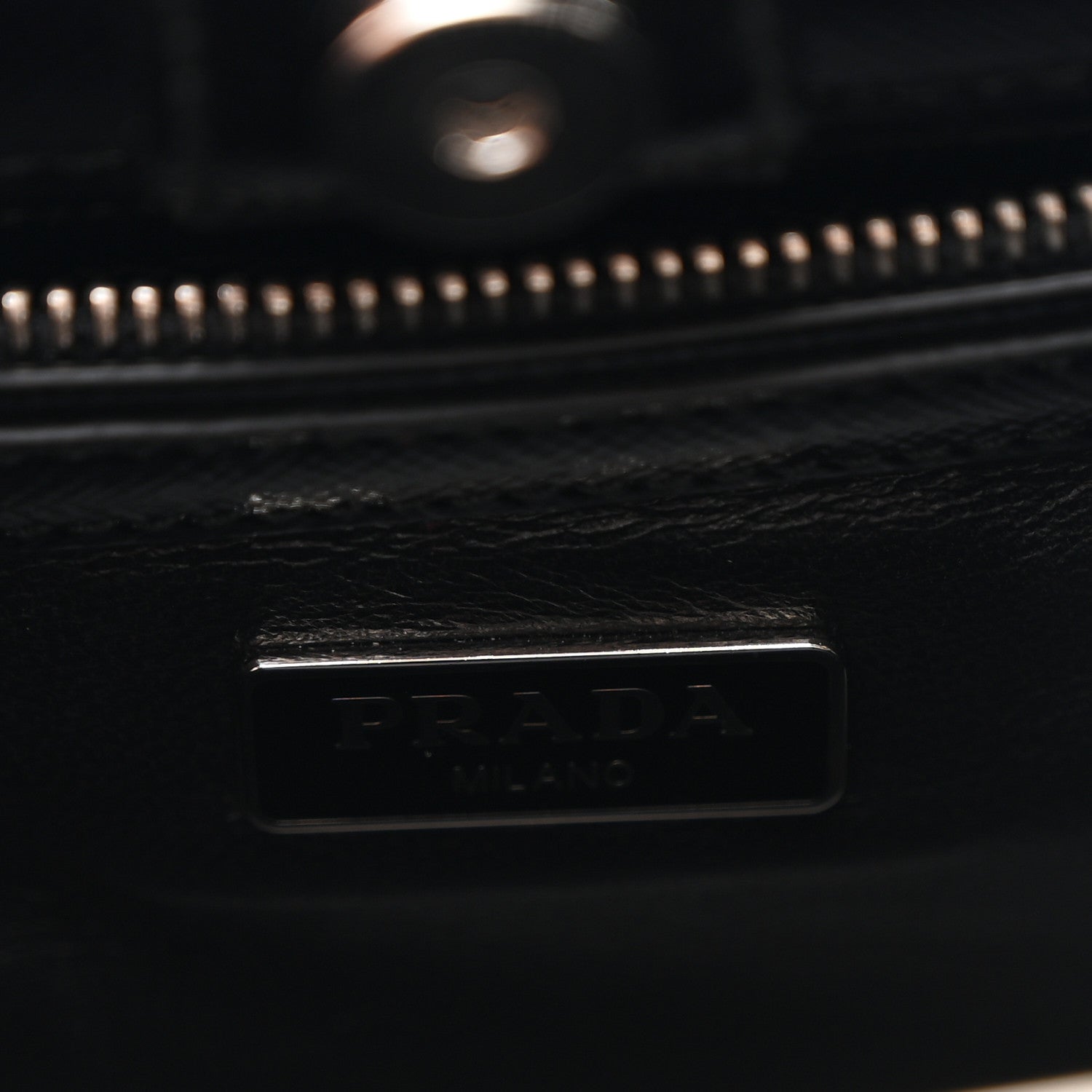 Prada Saffiano Vernice Top Handle Bag Black 6 of 10