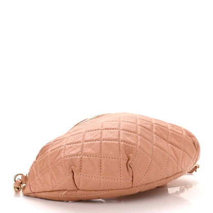 Chanel Calfskin Quilted Banane Waist Bag Fanny Pack Pink 4 of 10