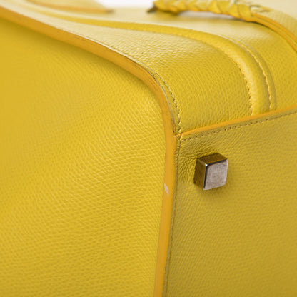 Celine Baby Grained Calfskin Medium Phantom Luggage Sun Yellow 12 of 15