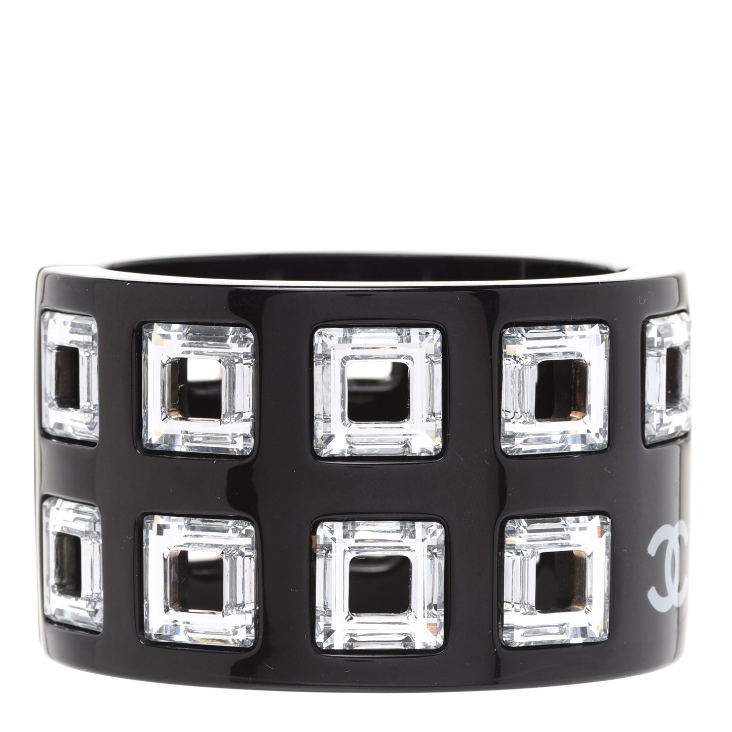 Resin Crystal CC Cuff Black