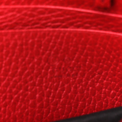 Gucci Dollar Calfskin Interlocking G Chain Wallet Red 6 of 9