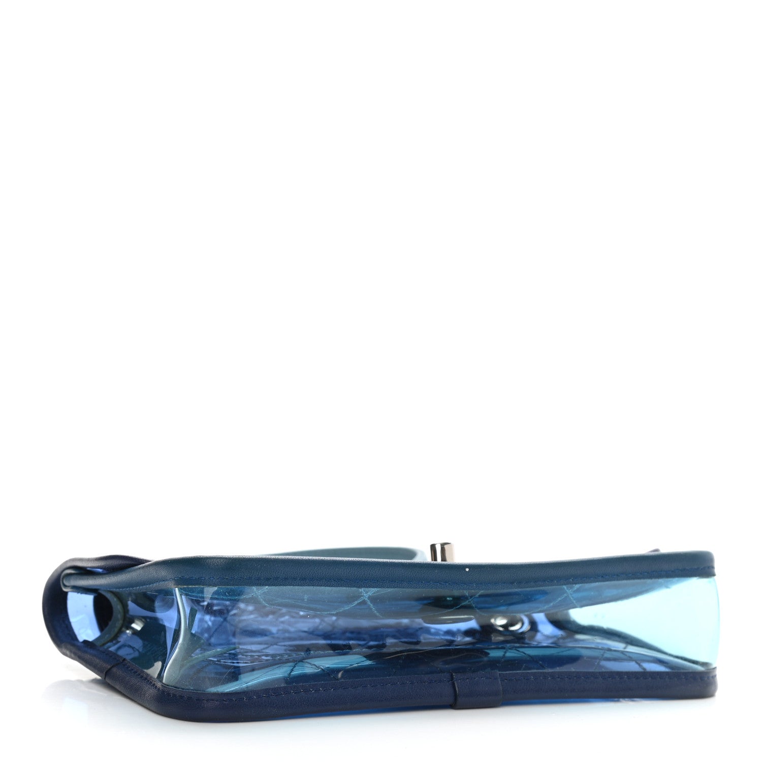 Chanel PVC Lambskin Stitched Mini Coco Splash Flap Blue 3 of 9