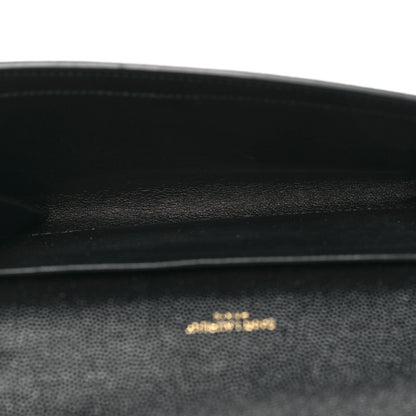 Saint Laurent Grain de Poudre Uptown Chain Wallet Black 6 of 12