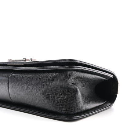 Chanel Caviar Quilted Medium Boy Flap Black 9 of 9