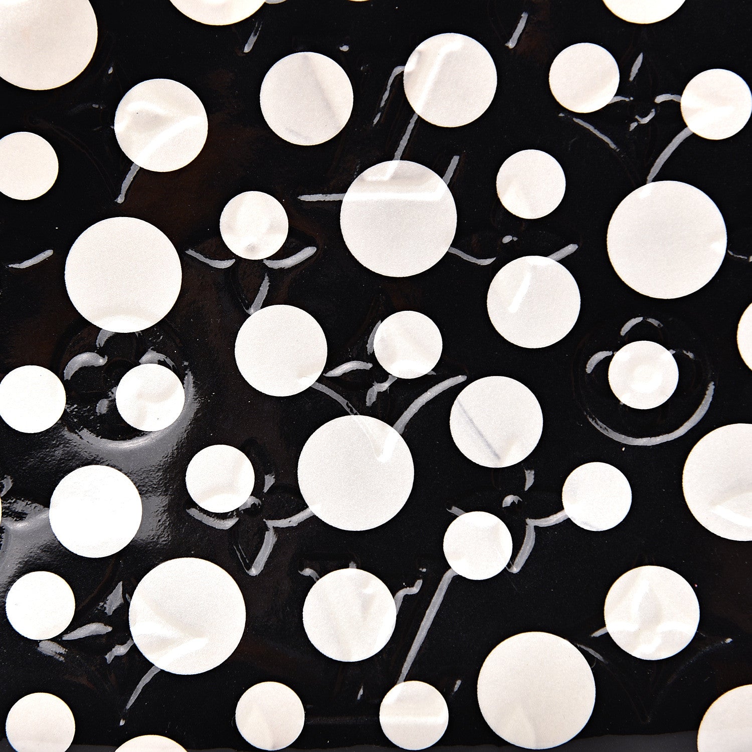 Louis Vuitton Vernis Kusama Infinity Dots Pochette Accessories Black 10 of 13