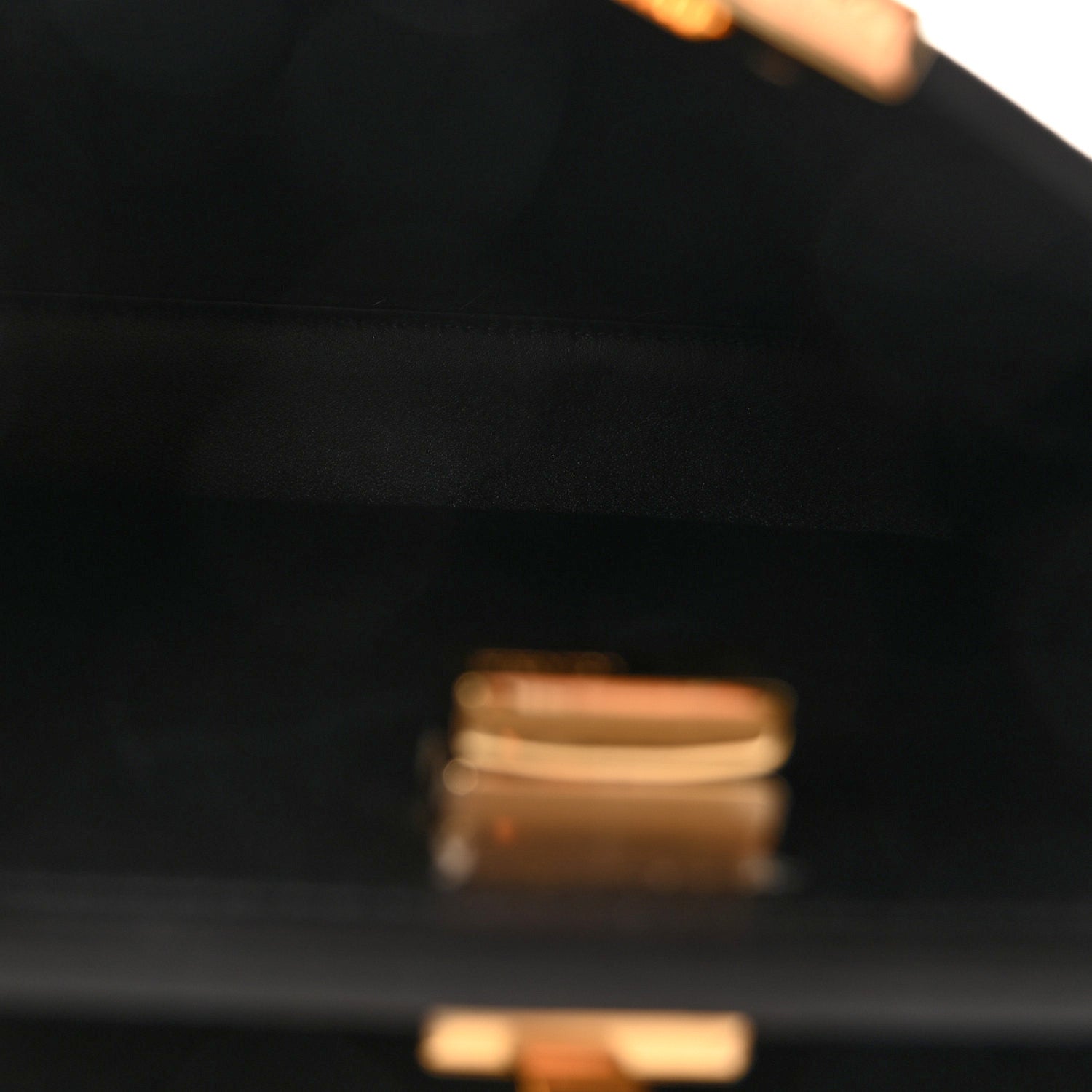 Fendi Vitello Tahiti Burro Medium Peekaboo Iconic Essentially Satchel Tortora Black 5 of 9
